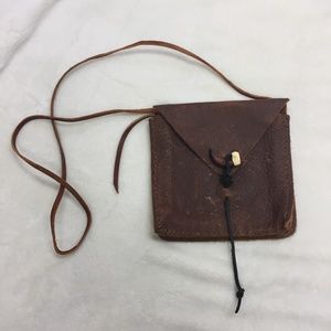 Leather crossbody bag